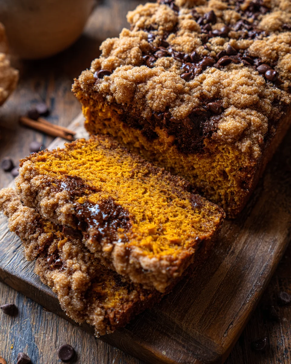 Pumpkin Chocolate Chip Streusel Bread 25 Pumpkin