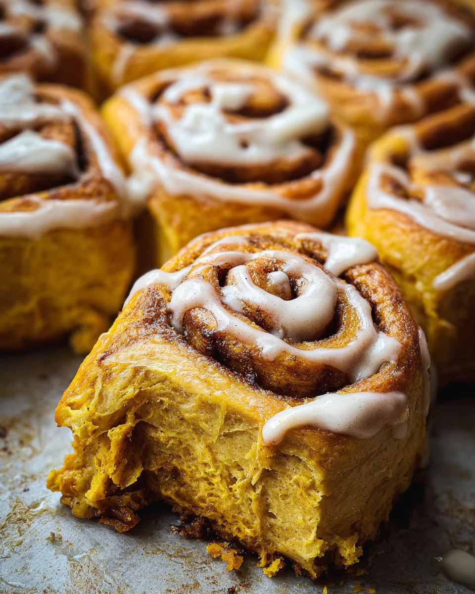 Pumpkin Cinnamon Rolls 22 Pumpkin