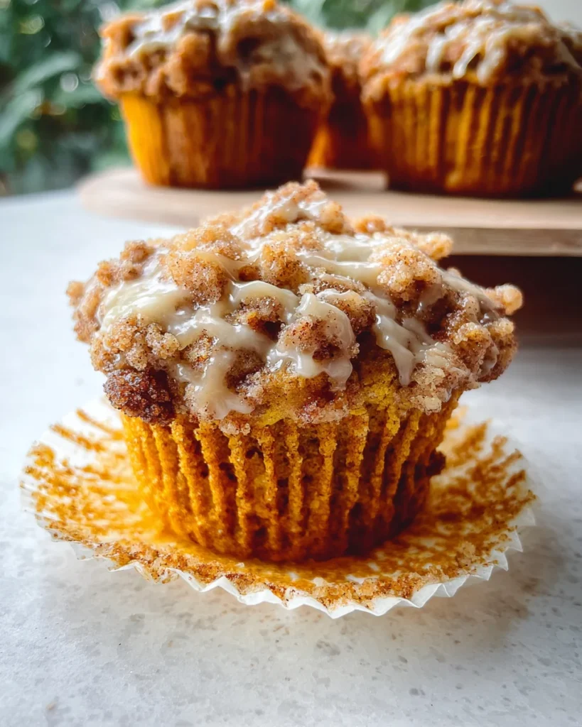 Pumpkin Cinnamon Streusel Muffins