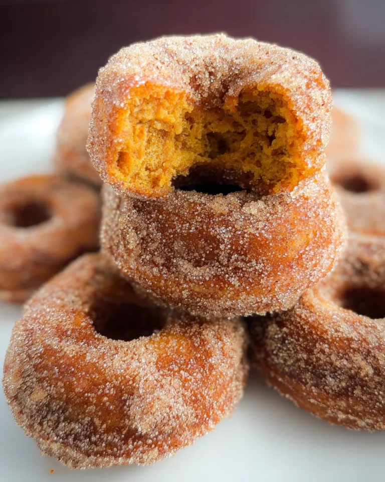 Pumpkin Cinnamon Sugar Donuts