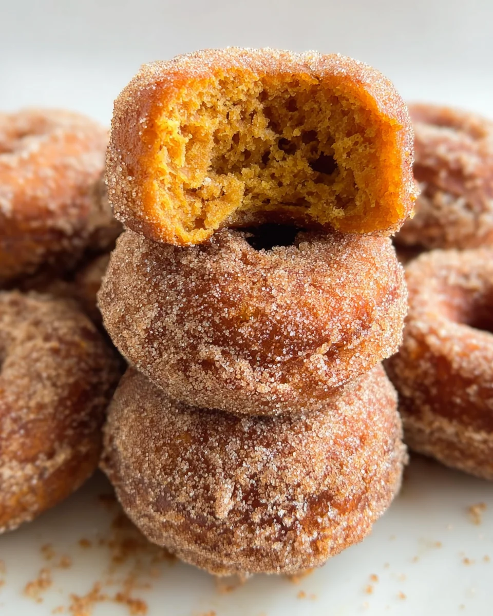 Pumpkin Cinnamon Sugar Donuts 23 Pumpkin