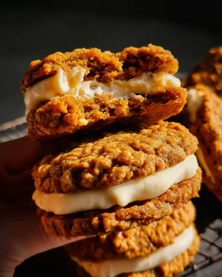 Pumpkin Oatmeal Cream Pies