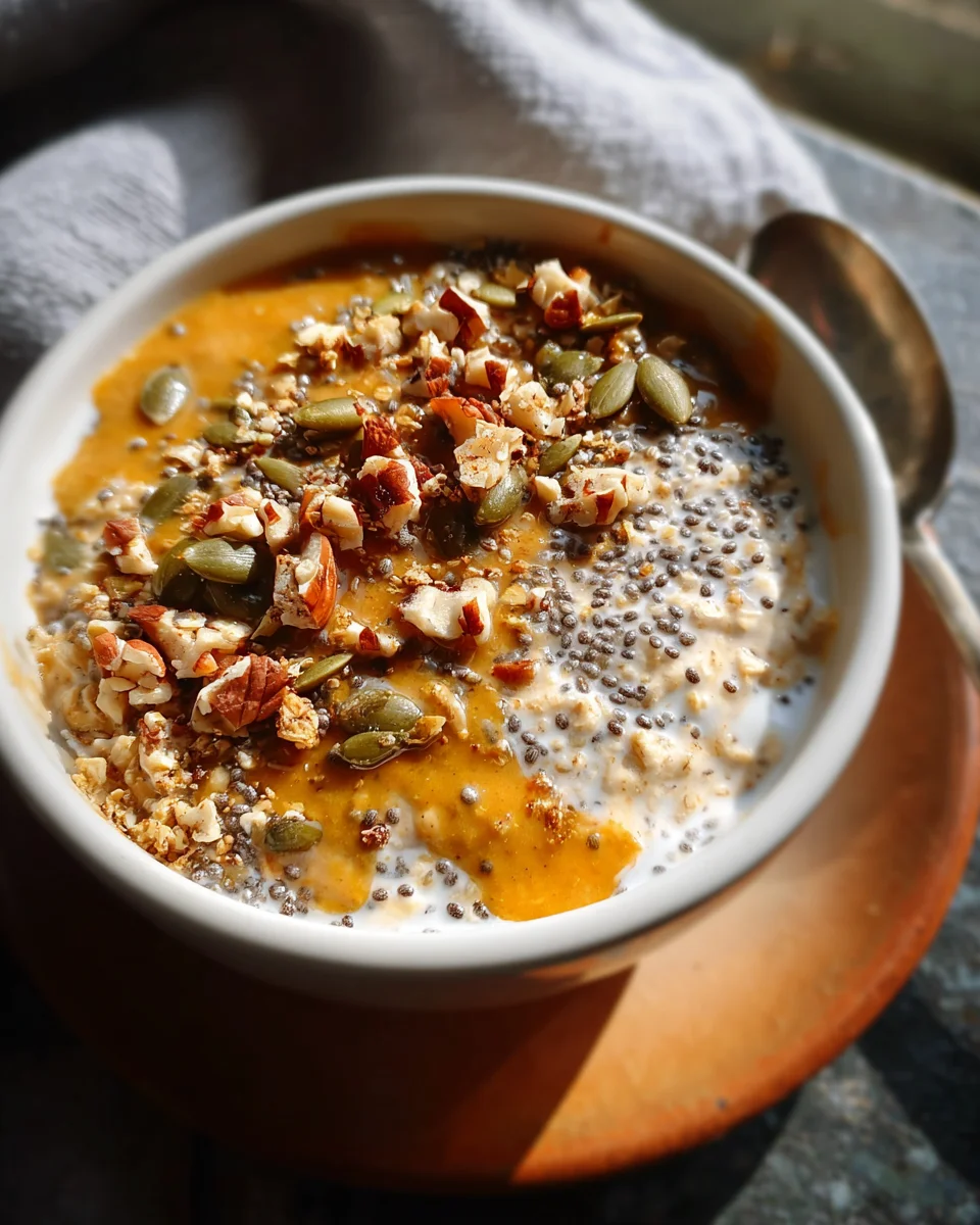 Pumpkin Pie Overnight Oats with Chia 22 Pumpkin