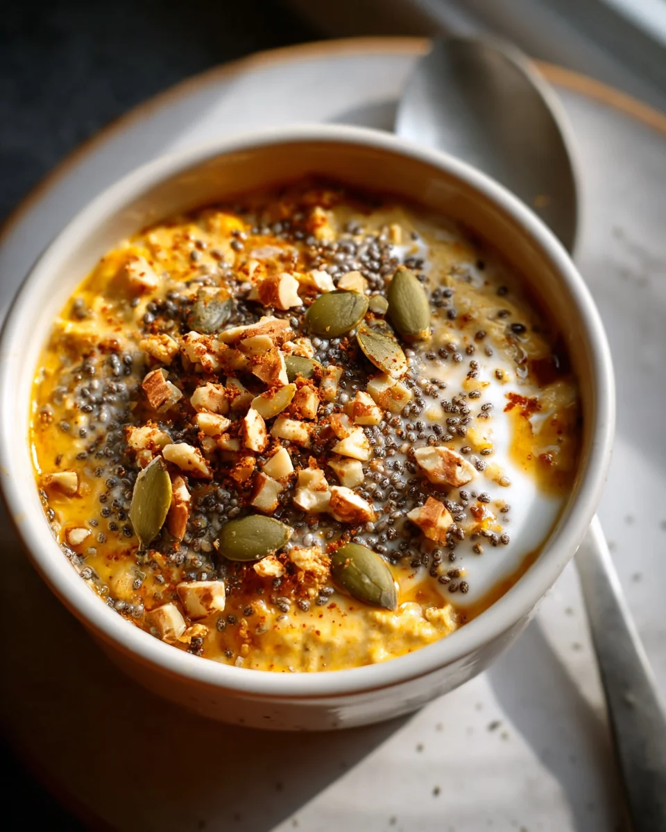 Pumpkin Pie Overnight Oats with Chia 23 Pumpkin