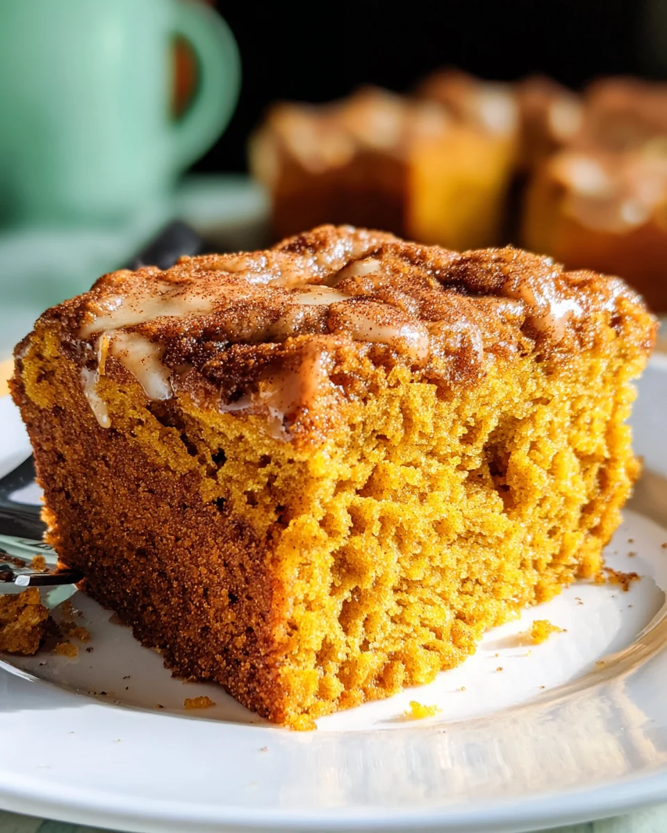 Pumpkin Snickerdoodle Snack Cake 23 Pumpkin