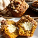 Pumpkin Spice Muffins with Cream Cheese Filling 32 Pumpkin Spice Muffins with Cream Cheese Filling