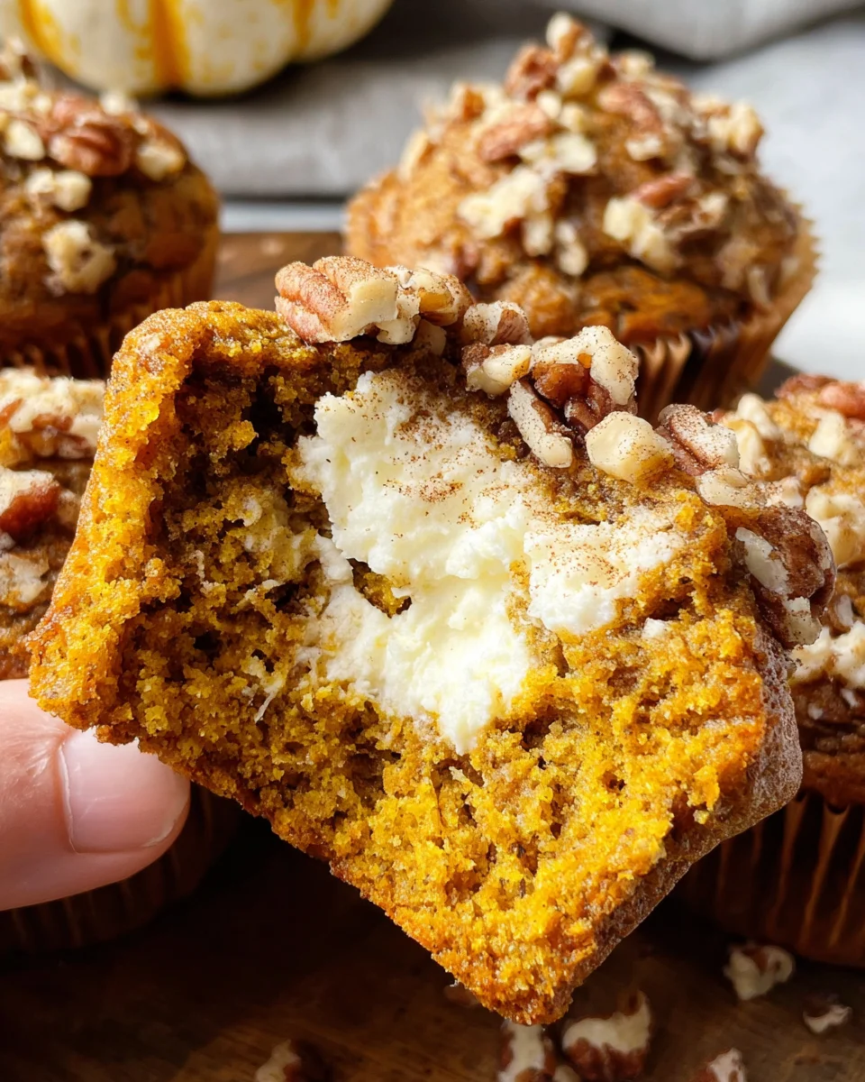 Pumpkin Spice Muffins with Cream Cheese Filling 31 Pumpkin