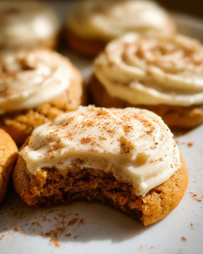 Pumpkin Spice Sugar Cookies with Cream Cheese Frosting