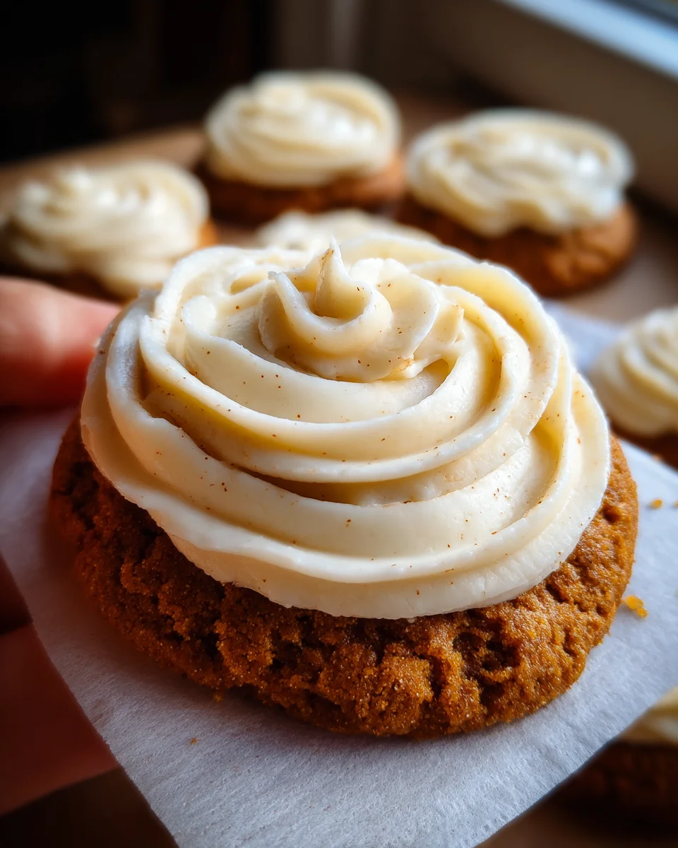 Pumpkin Sugar Cookies with Cream Cheese Frosting 34 Pumpkin Sugar Cookies with Cream Cheese Frosting
