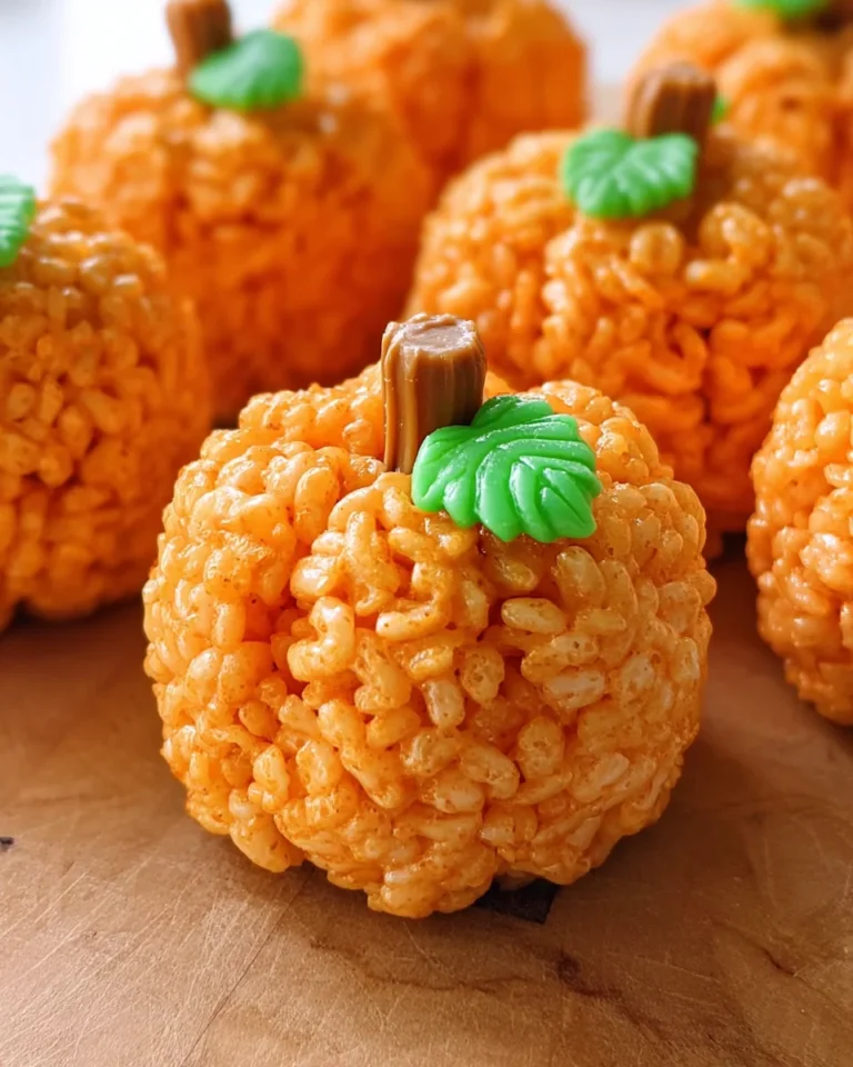 Rice Krispie Pumpkins
