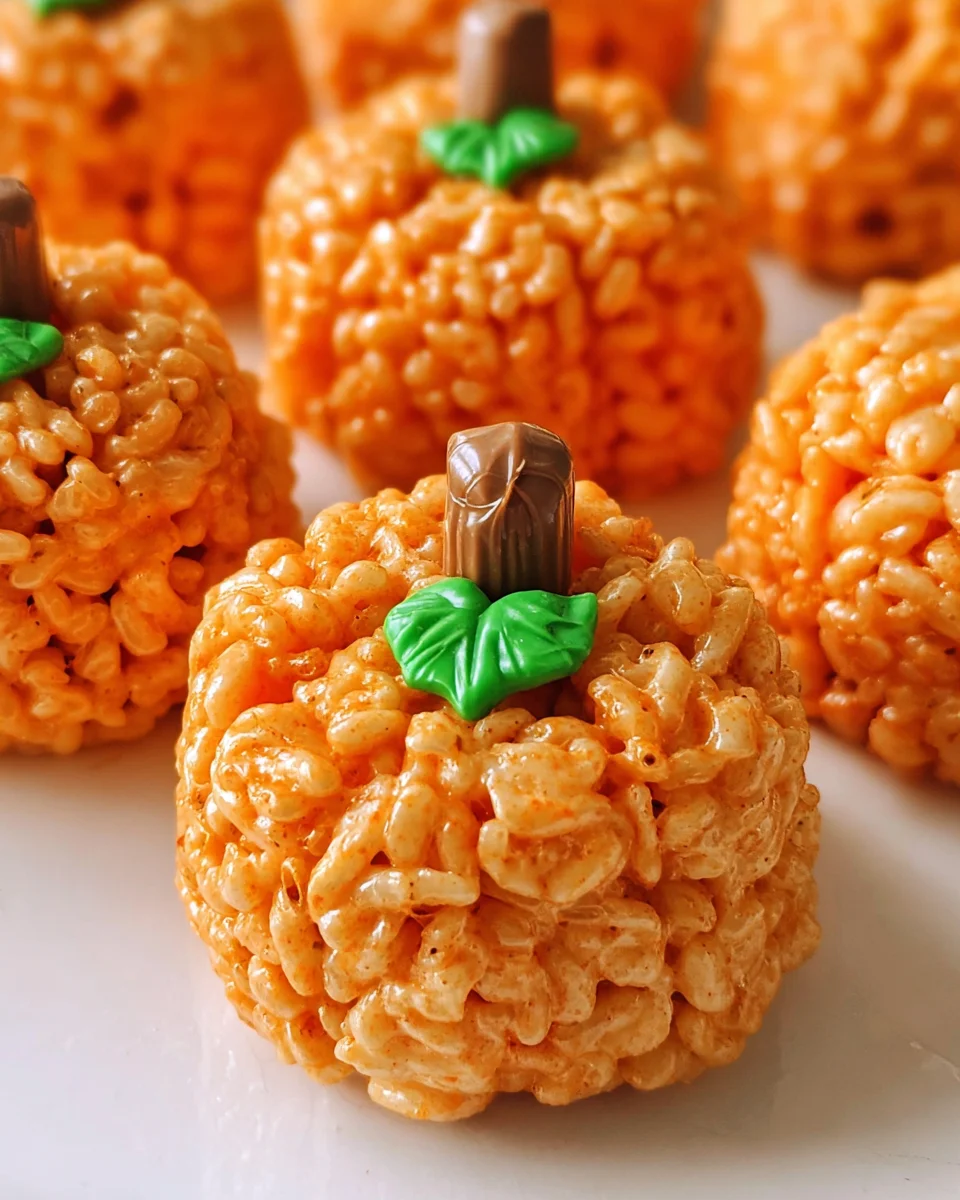 Rice Krispie Pumpkins 18 Rice