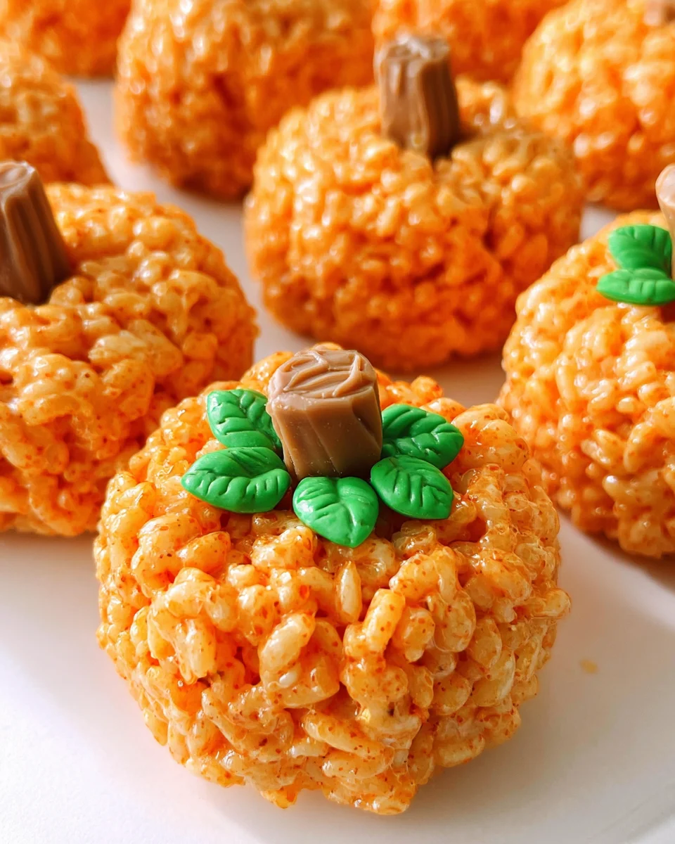 Rice Krispie Pumpkins 19 Rice