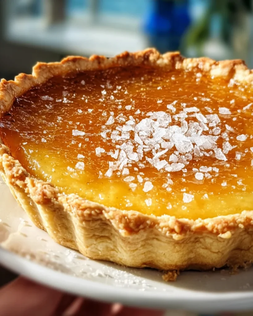 Salted Honey Pie