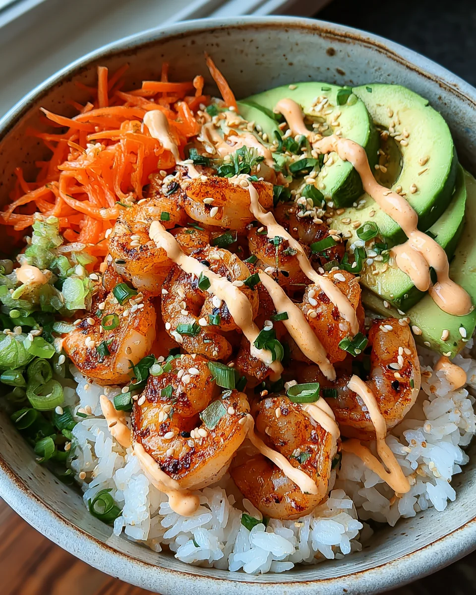 Shrimp Rice Bowls with Spicy Mayo 27 Shrimp