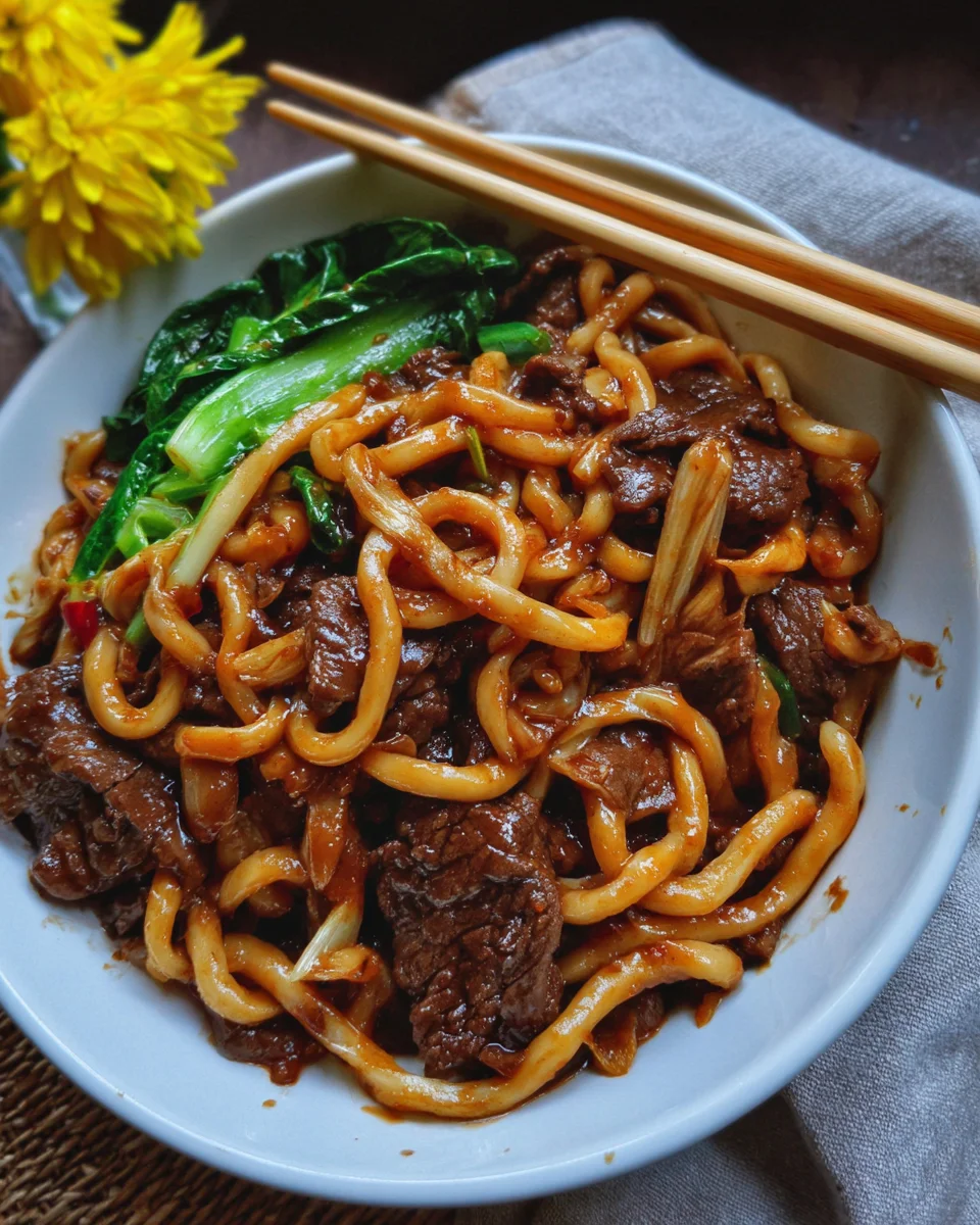 Simple Black Pepper Beef Udon 19 Simple