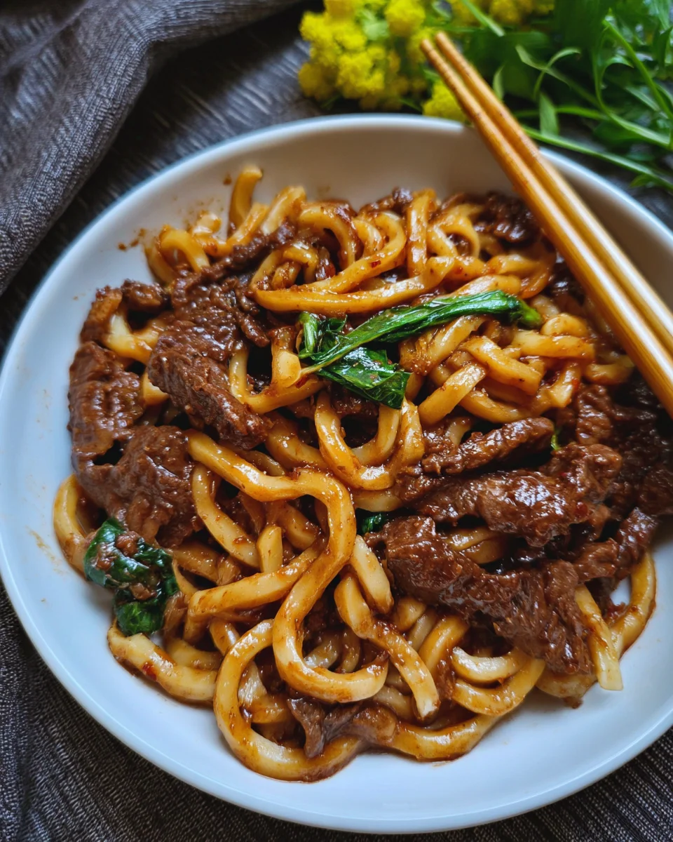 Simple Black Pepper Beef Udon 20 Simple