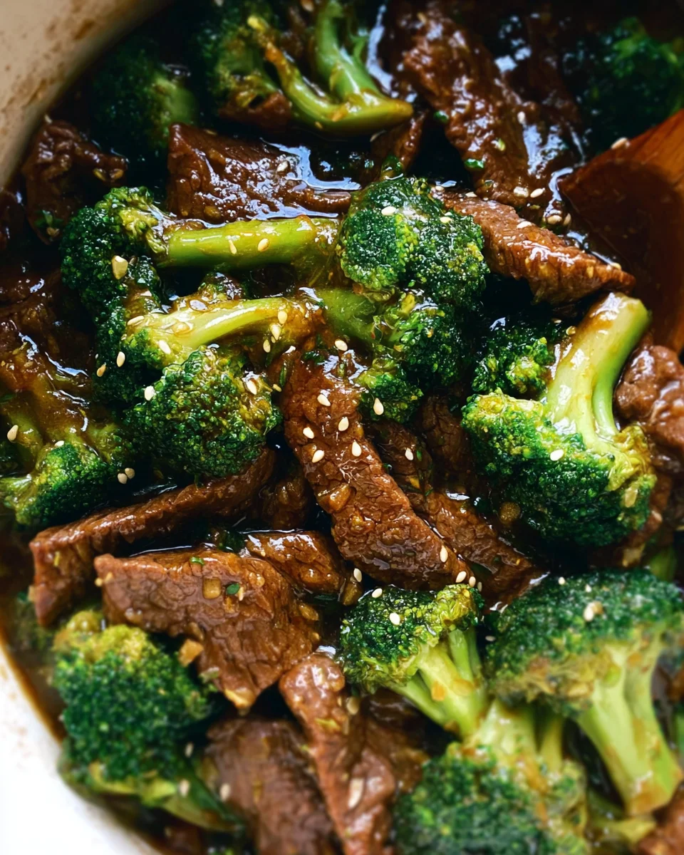 Slow Cooker Beef and Broccoli 19 Slow
