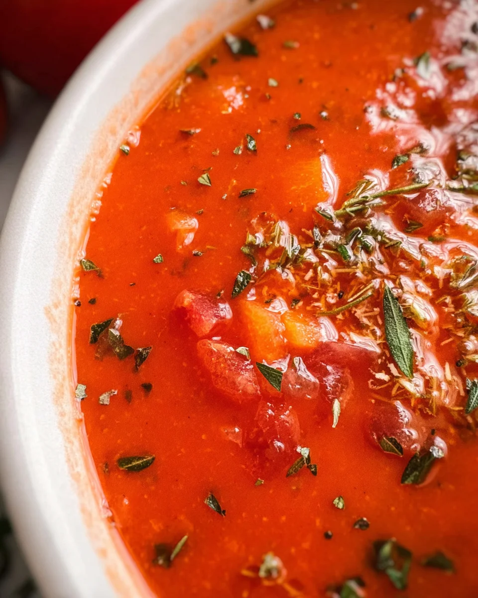 Slow Cooker Tomato Soup 23 Slow