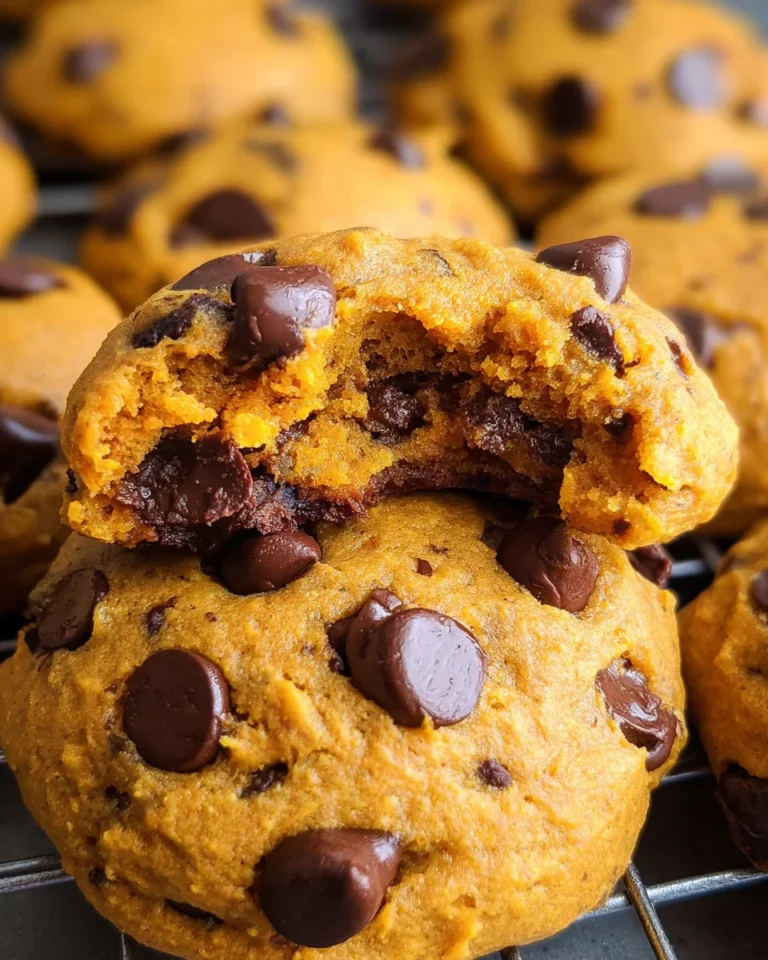 Soft Pumpkin Chocolate Chip Cookies