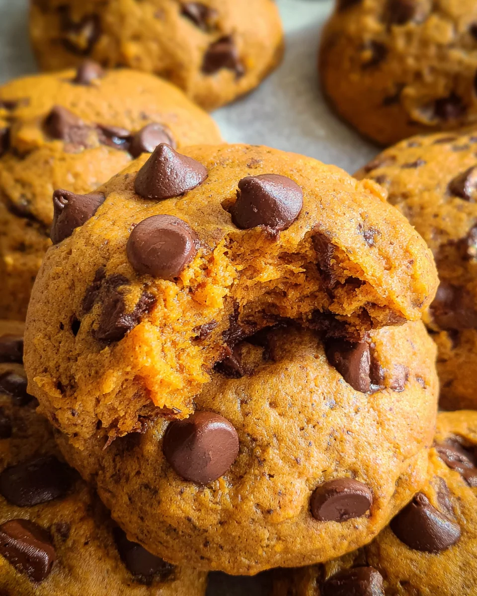 Soft Pumpkin Chocolate Chip Cookies 25 Soft