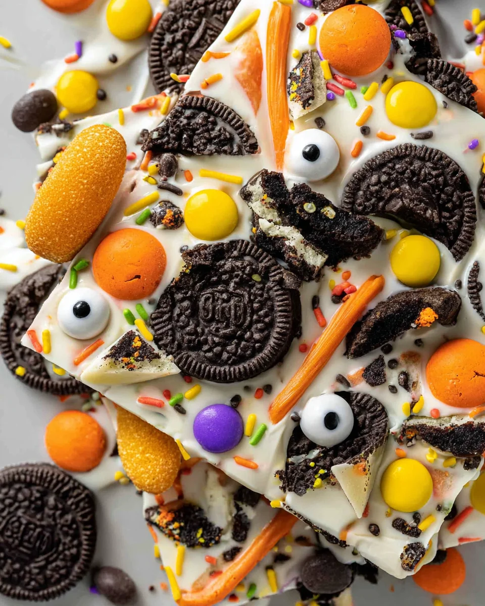 Spooky Halloween Oreo Bark 14 Spooky
