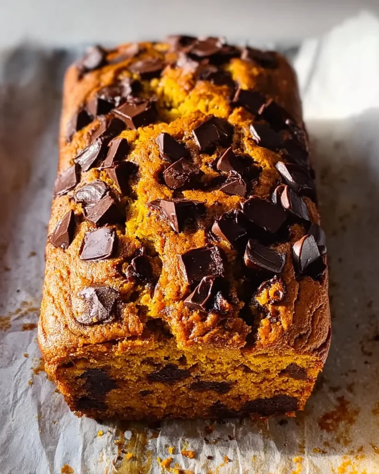 Sweet Pumpkin Banana Chocolate Chip Bread