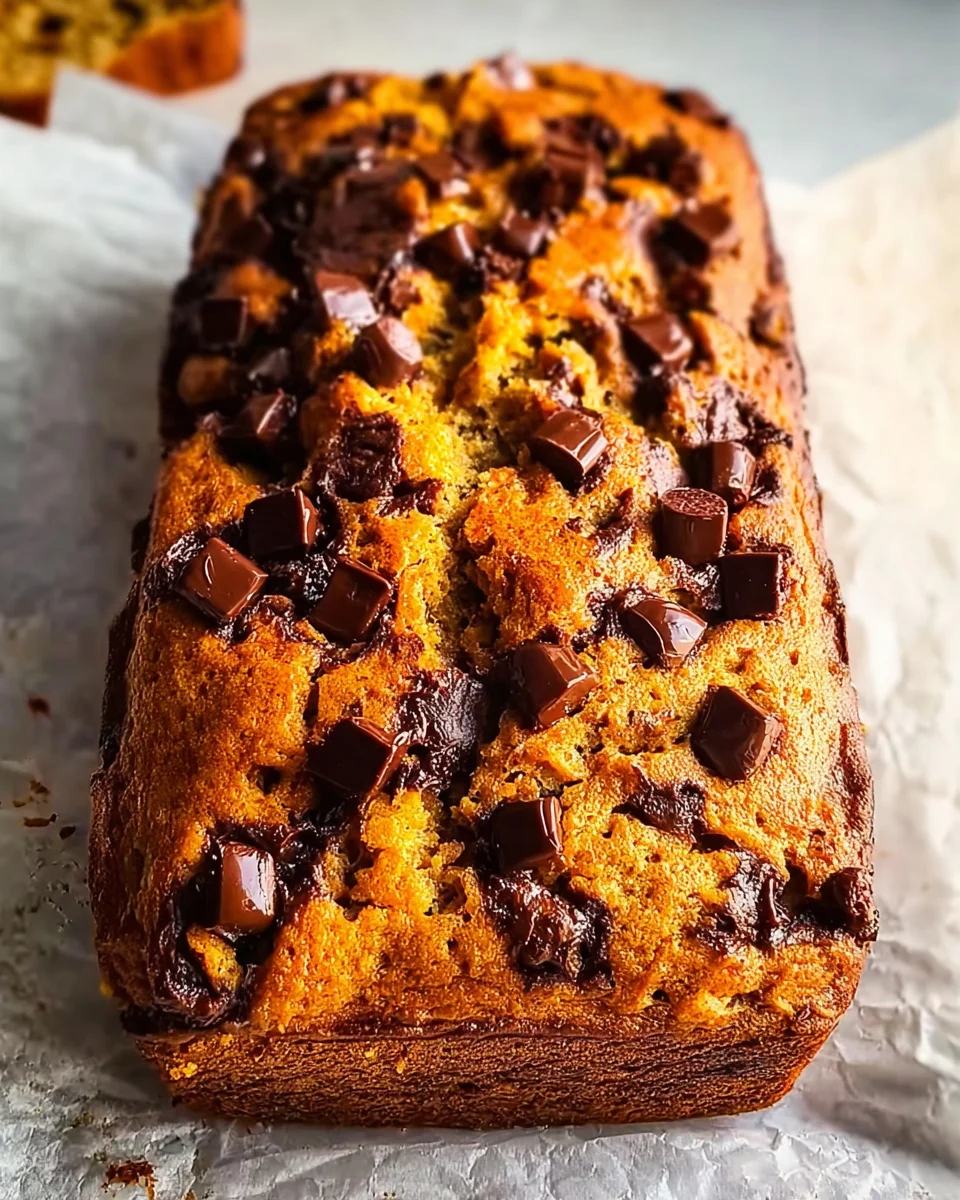 Sweet Pumpkin Banana Chocolate Chip Bread 23 Sweet