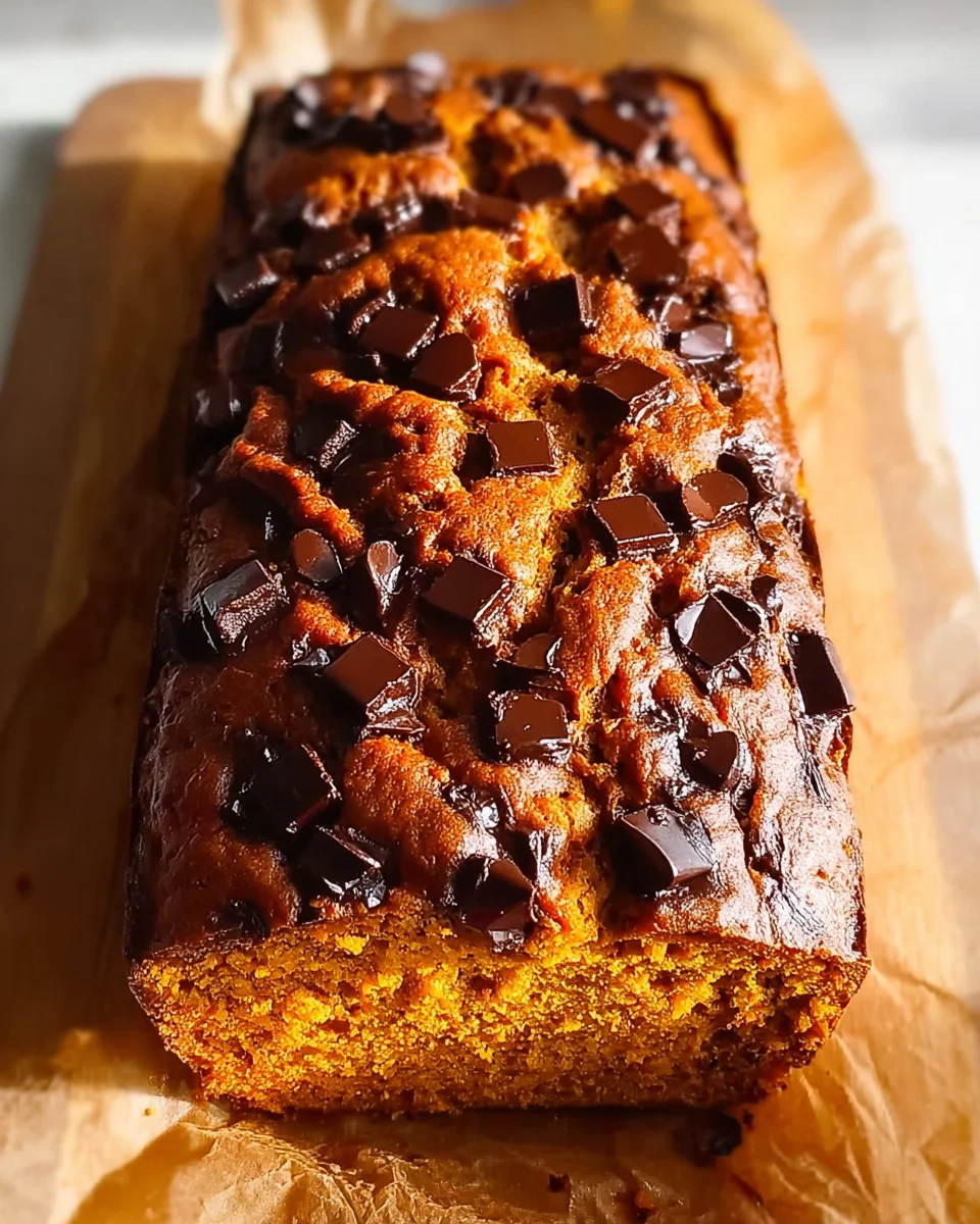 Sweet Pumpkin Banana Chocolate Chip Bread 24 Sweet