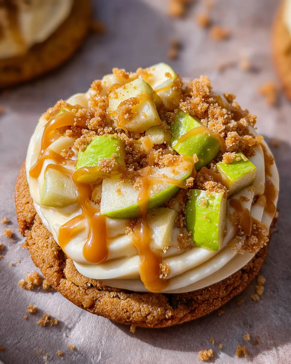 The Best Caramel Apple Cookies – Crumbl Copycat