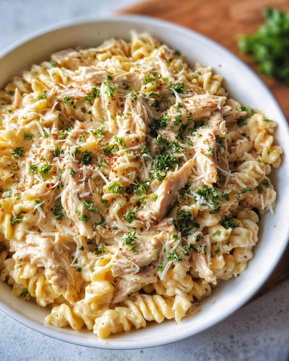 The Best Crockpot Garlic Parmesan Chicken Pasta Recipe 23 The