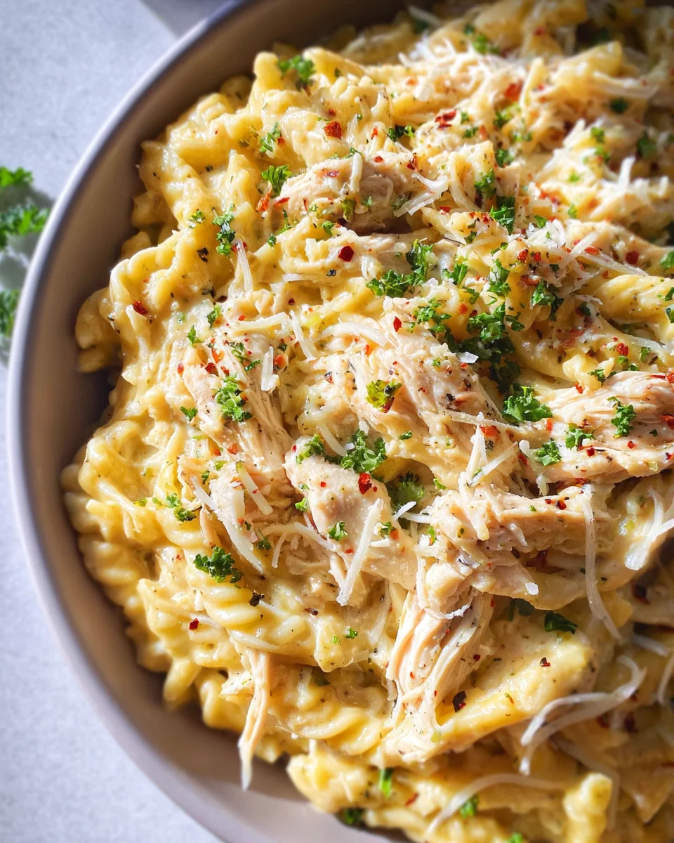 The Best Crockpot Garlic Parmesan Chicken Pasta Recipe 24 The