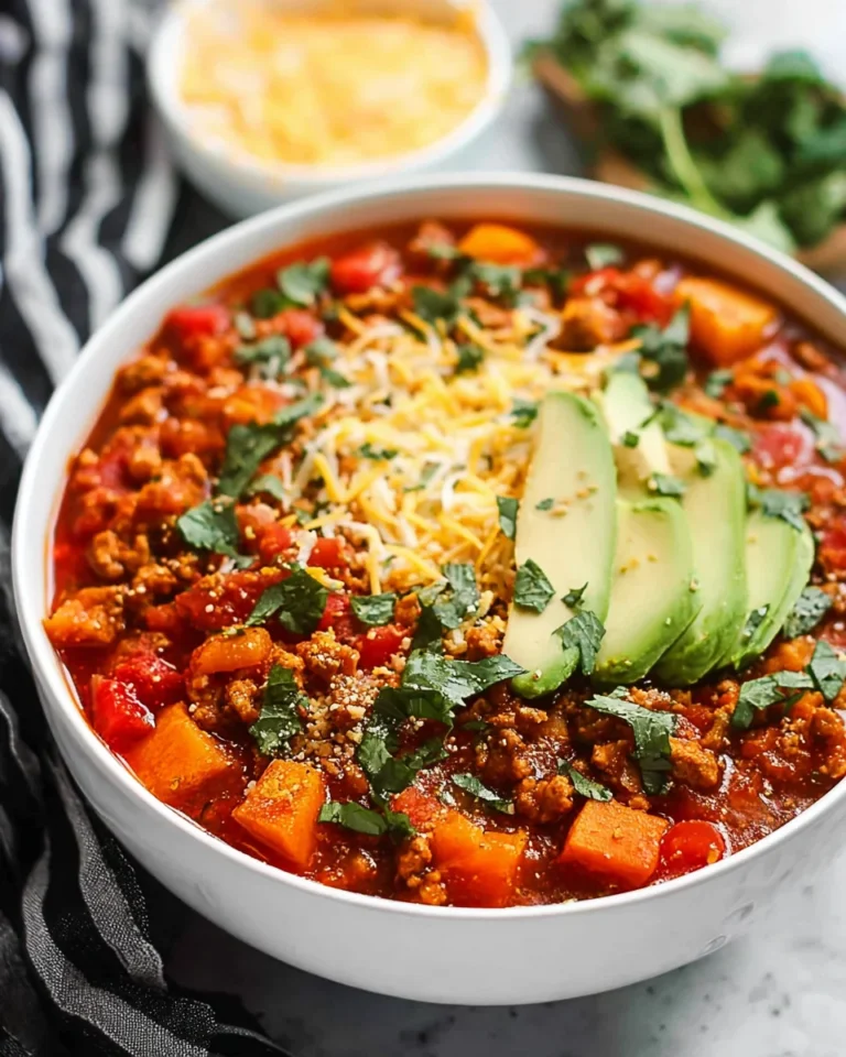 Turkey Sweet Potato Chili
