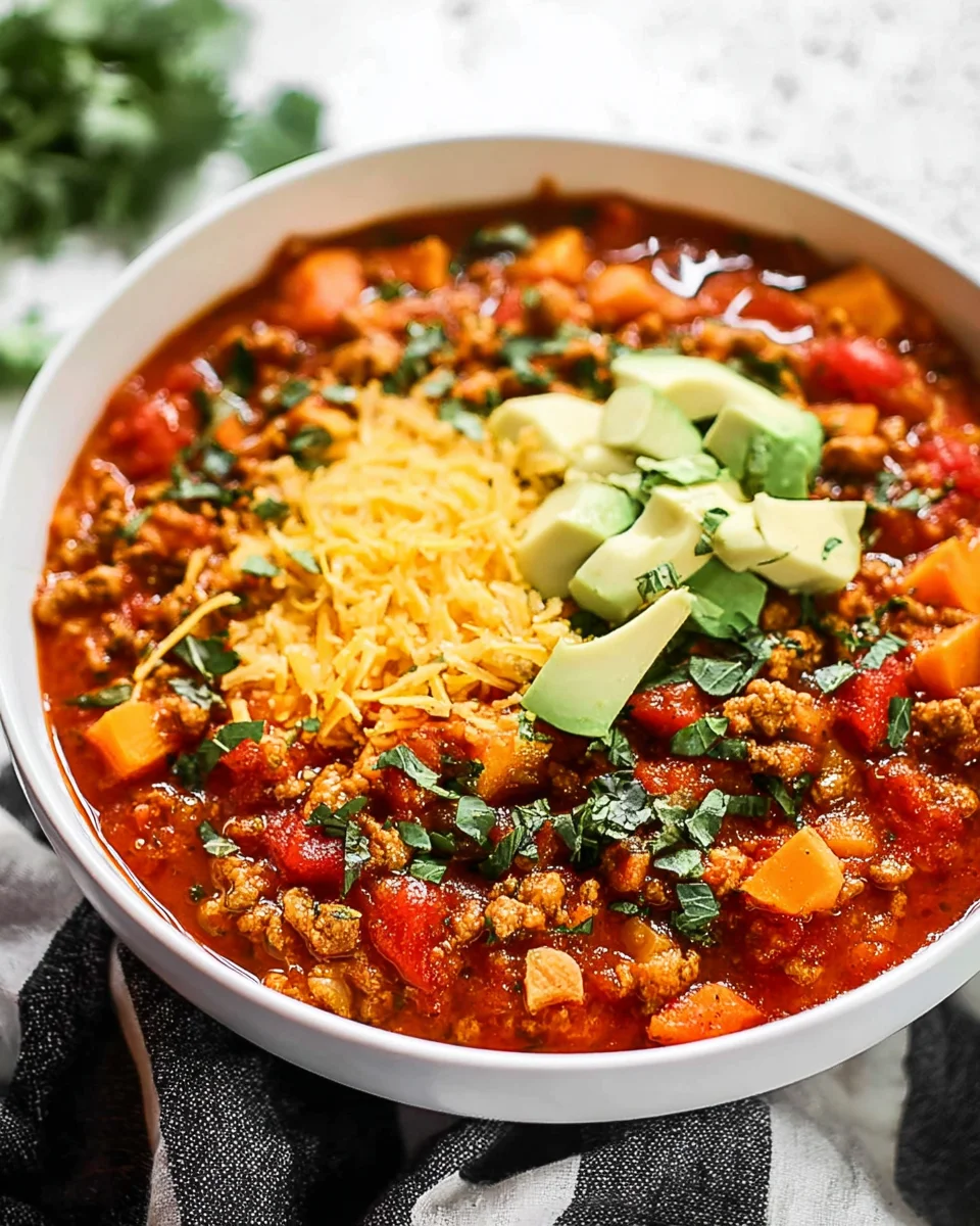 Turkey Sweet Potato Chili 22 Turkey