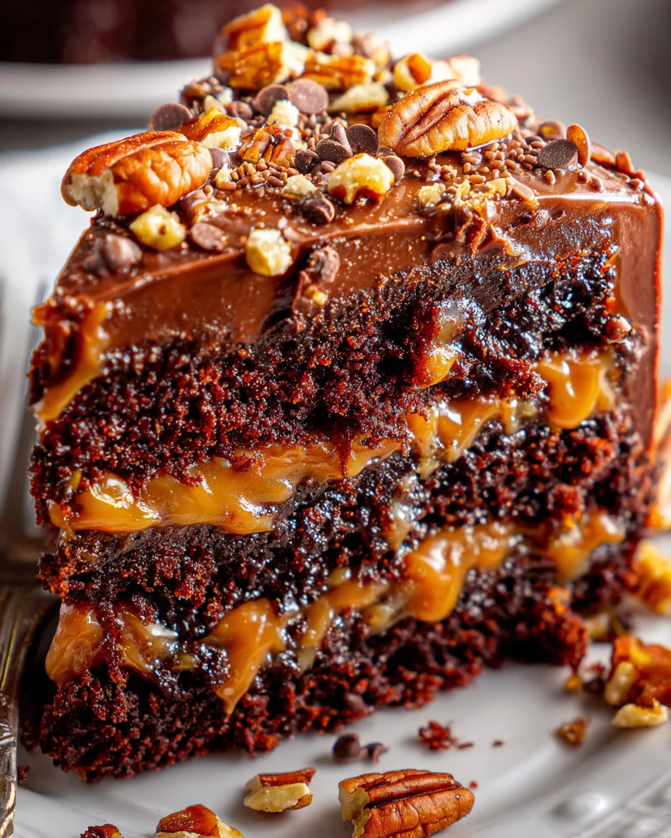 Turtle Caramel Cake 22 Turtle