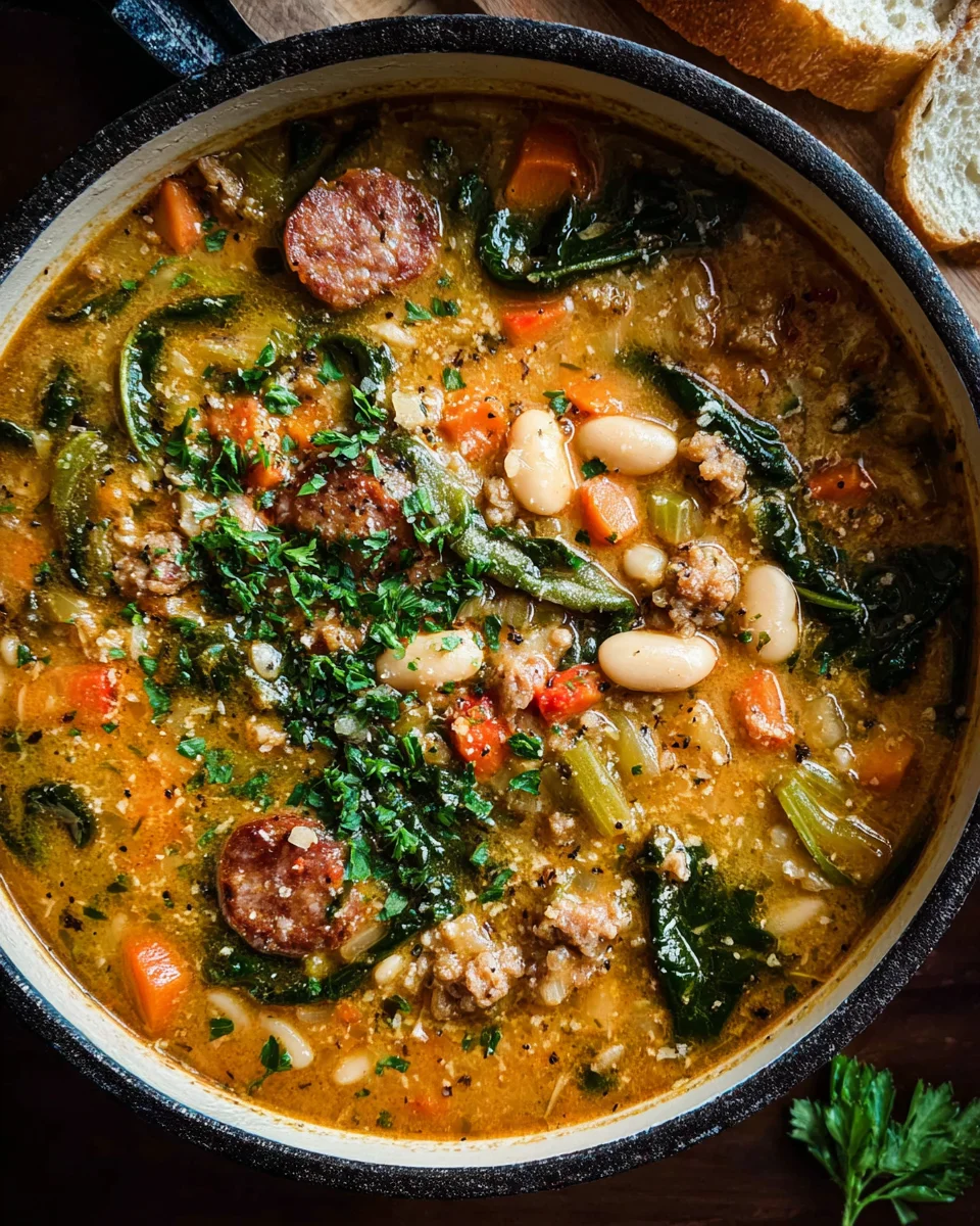 Tuscan White Bean Soup 21 Tuscan