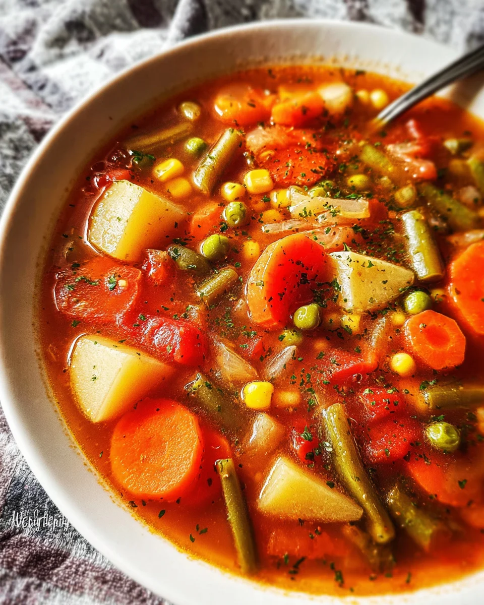 Vegetable Soup 24 Vegetable