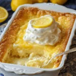 4-Ingredient Lemon Cream Cheese Dump Cake