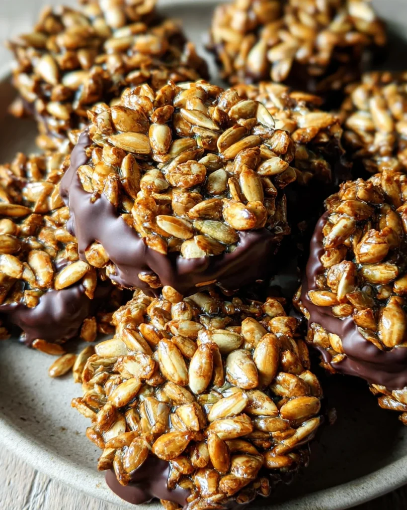 4-Ingredient Sunflower Seed Chocolate Bites