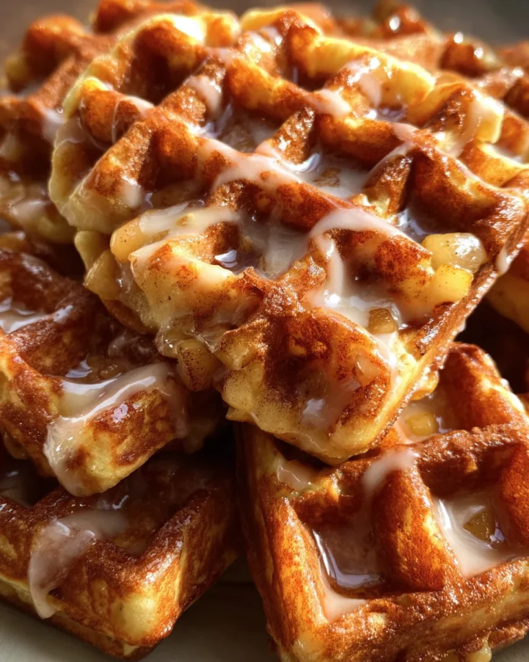 Apple Fritter Waffle Donuts