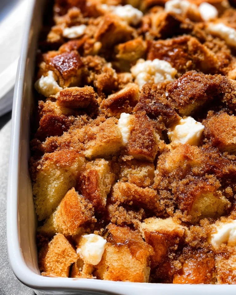 Baked Cream Cheese French Toast Casserole
