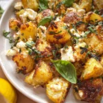 Baked Feta Potatoes