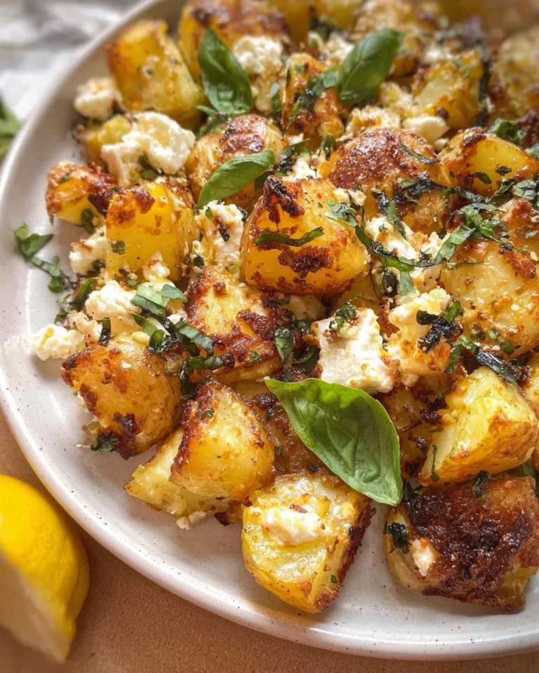Baked Feta Potatoes