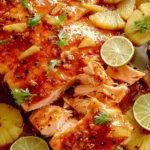 Baked Pineapple Salmon