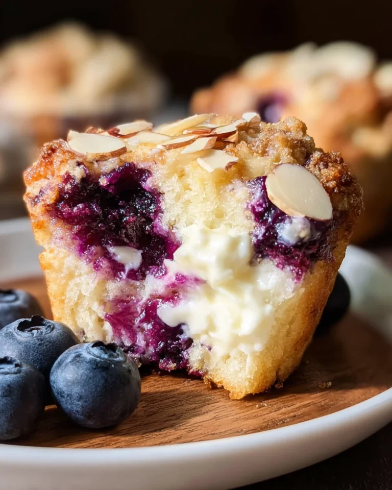 Blueberry Cream Cheese Muffins