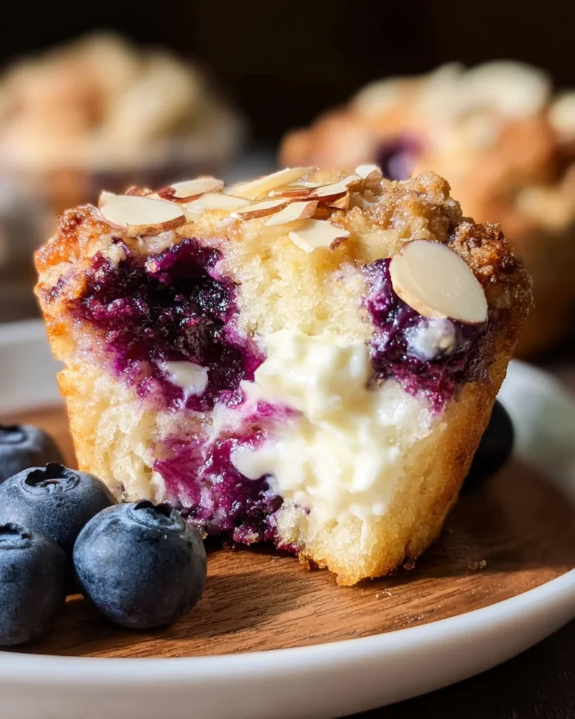 Blueberry Cream Cheese Muffins