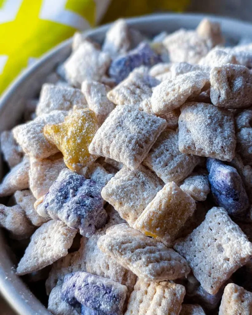 Blueberry Lemon Muddy Buddies