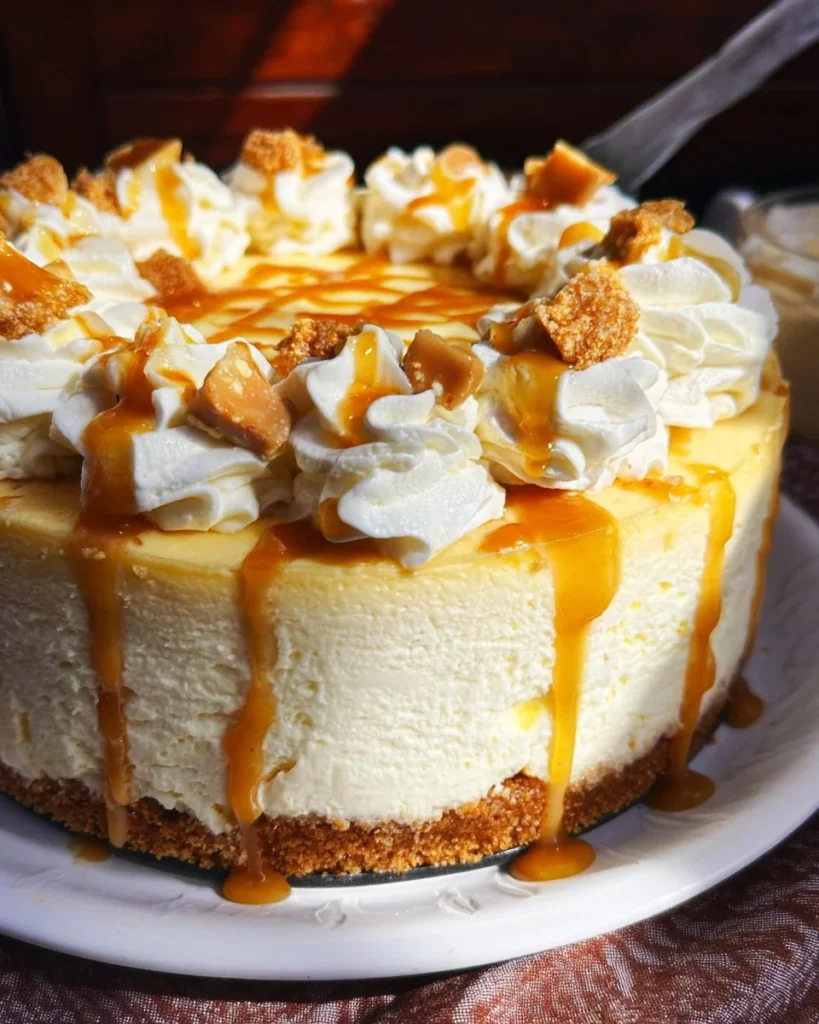 Butterbeer cheesecake