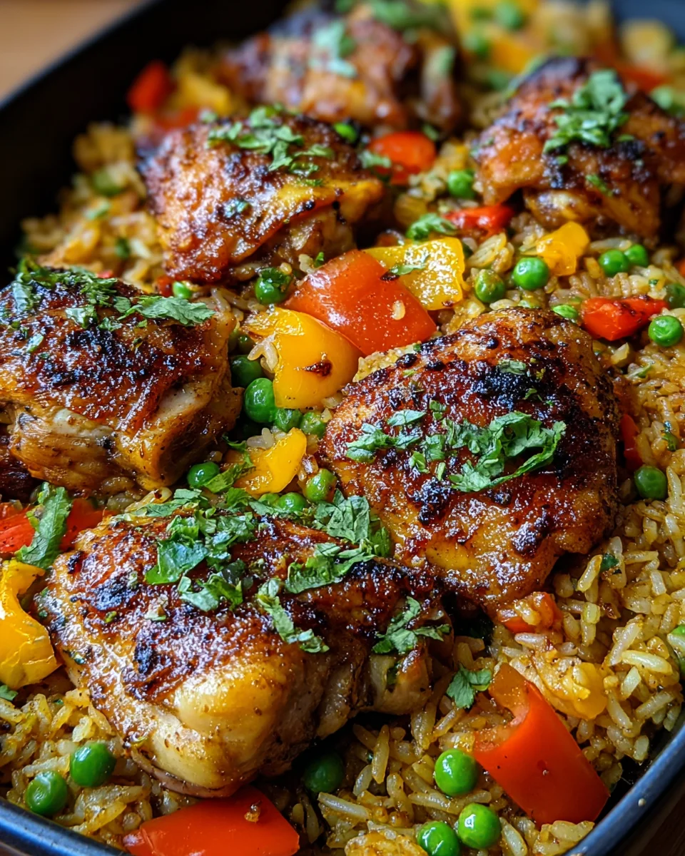 Caribbean Chicken and Rice 24 Caribbean