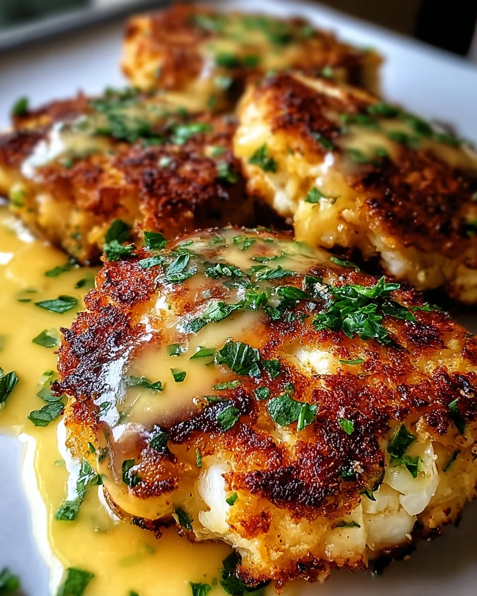 Cheddar Bay Crab Cakes with Lemon Butter Drizzle 19 Cheddar