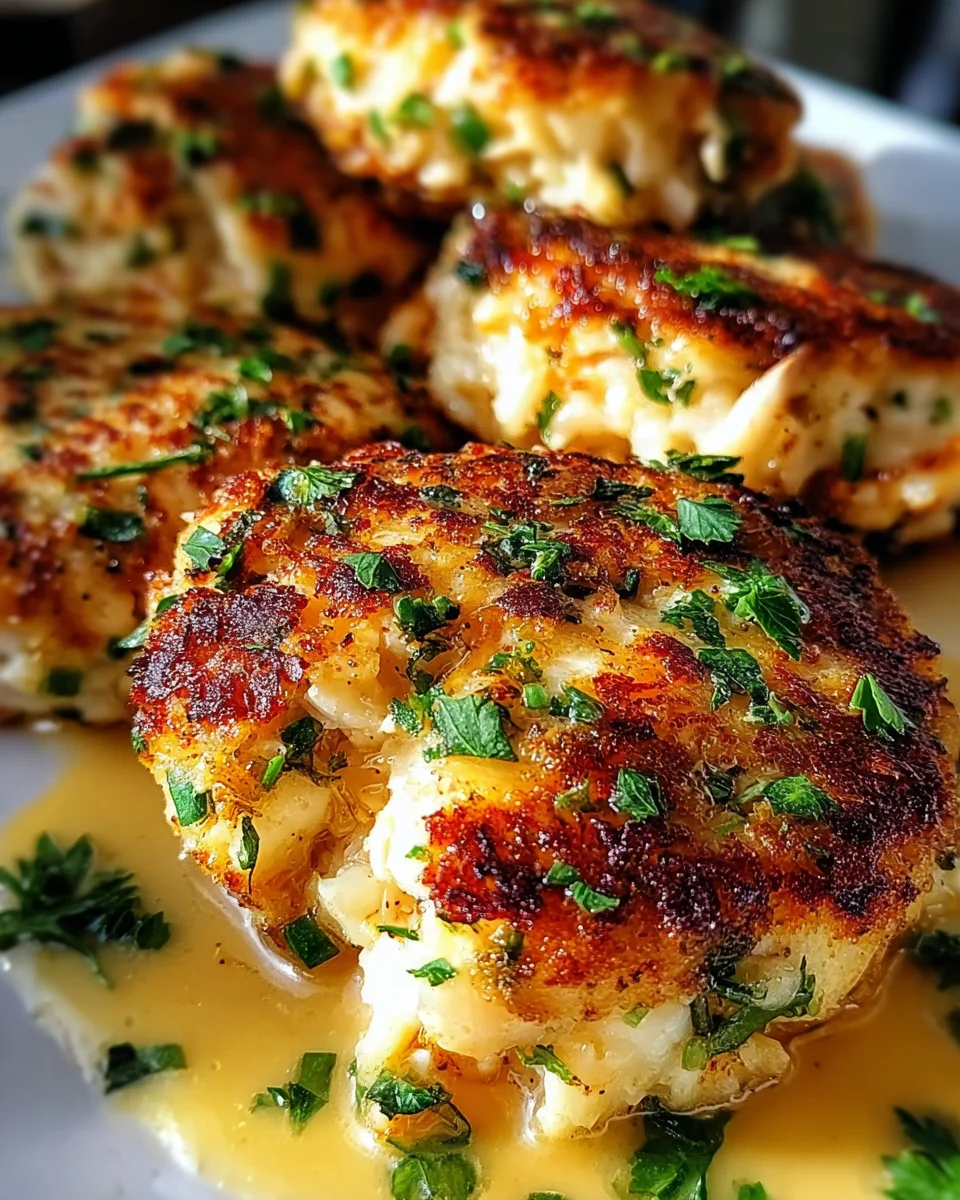 Cheddar Bay Crab Cakes with Lemon Butter Drizzle 20 Cheddar